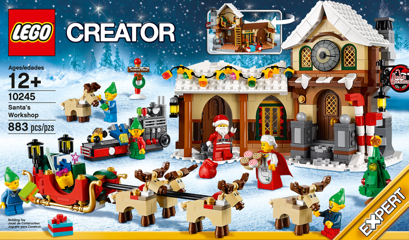 Illustration for article titled Christmas Comes Early To LEGO Land With Santa's Workshop